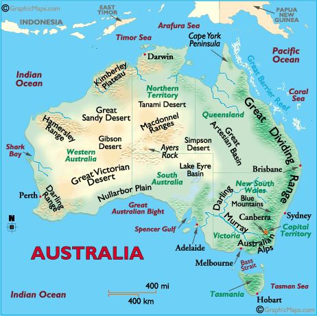 Australian Mountain Ranges